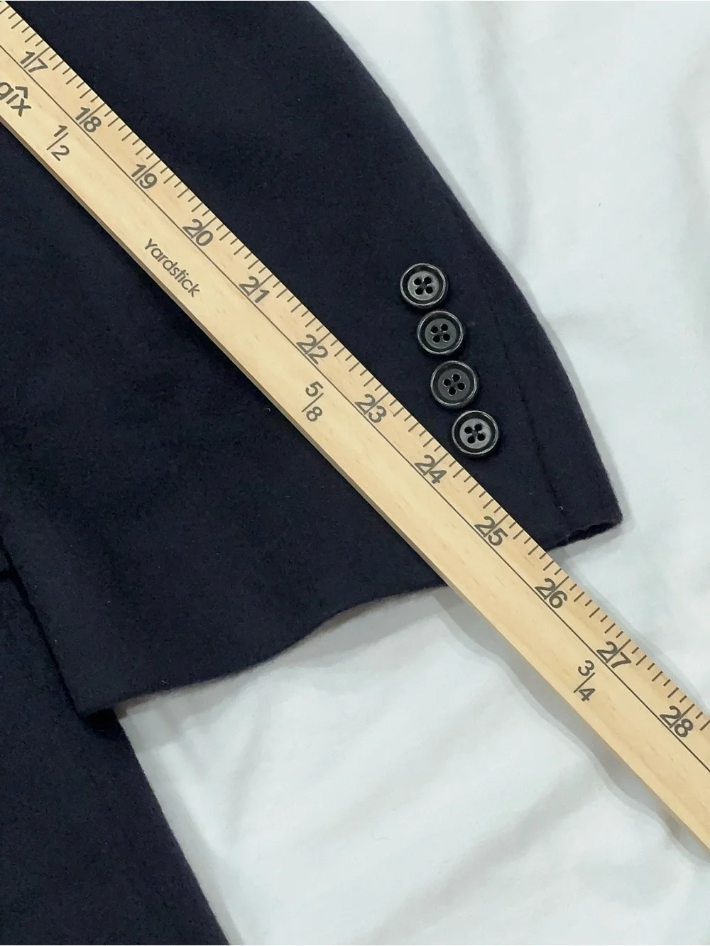 Men's Dark Navy Two-Button Blazer - Classic Tailored Sport Coat